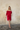 ROBE CAMILLE ROUGE TAILLE 36 ET 38